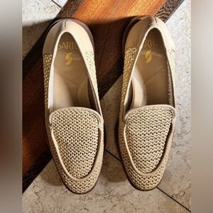 SARTO FRANCO SARTOEDA 2 WOMENS WOVEN Slip on loafers Italian handcrafted SZ 10”